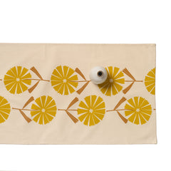 Constance Table Runner in Goldenrod