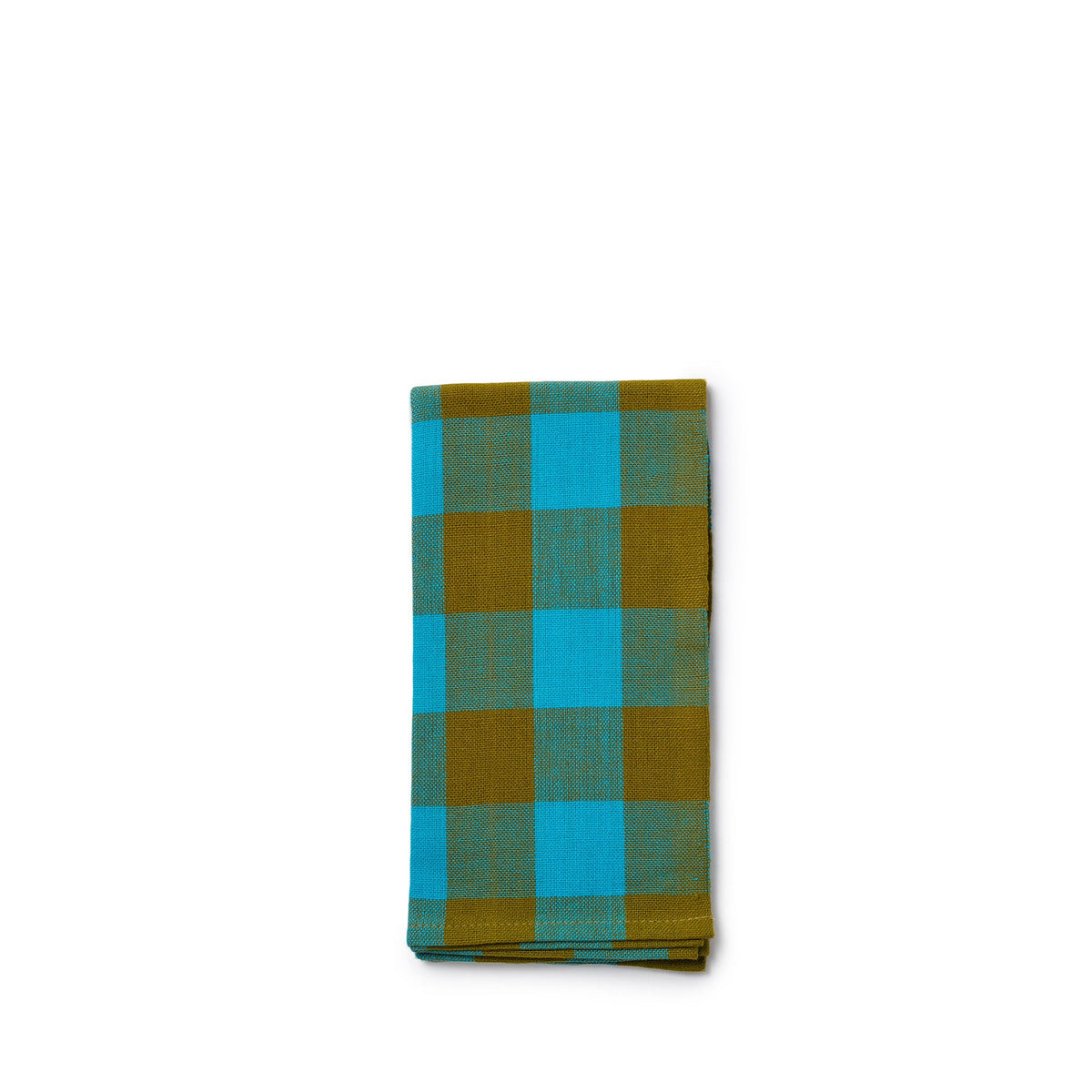 Big Gingham Napkin 2 in Blue (Set of 2)